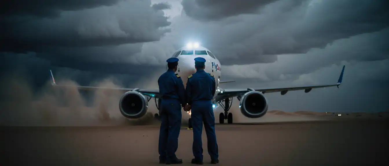 Экстренная посадка самолета FlyDubai в Саудовской Аравии предотвращена благодаря присутствию резервного экипажа