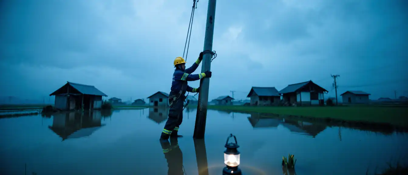 Энергетическая компания Tokyo Electric Power стремится восстановить подачу электричества в префектурах Тиба и Канагава после удара тайфуна Дуцзюань
