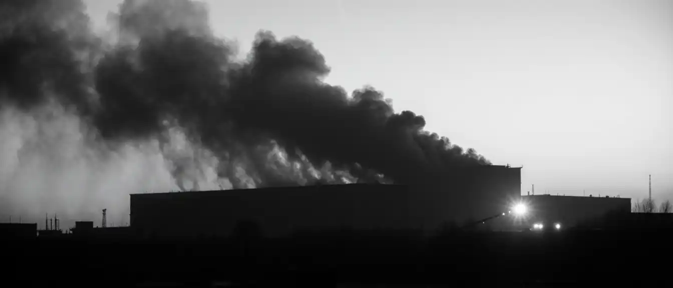 Крупный пожар на заводе по производству пластика в Петушках ликвидирован силами экстренных служб