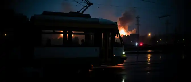 Из-за серии взрывов в Виннице прекратилось подачу электричества