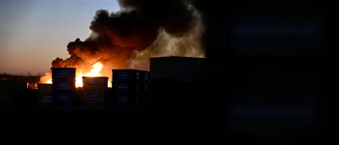 Крупный пожар на складских мощностях фармацевтического дистрибьютора Вента под Киевом угрожает запасам лекарств