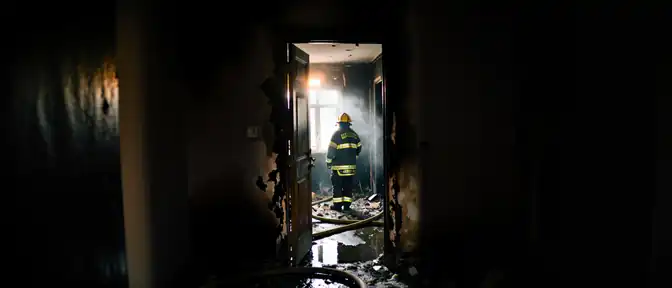 Один человек стал жертвой пожара в многоквартирном доме в Тюмени