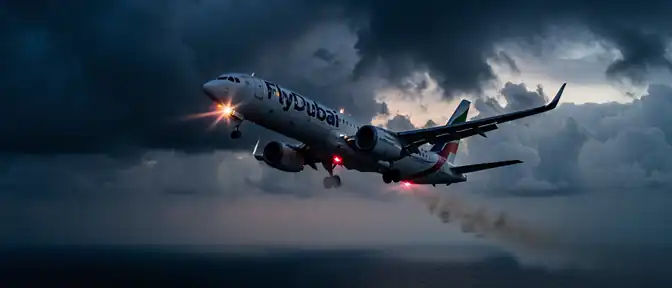 Резкое падение высоты самолета авиакомпании FlyDubai зафиксировано израильскими изданиями