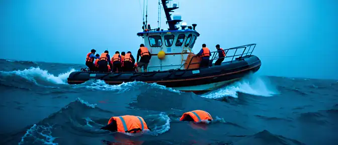 Спасательная операция у острова Чеджу: двое моряков пропали после крушения рыболовецкого судна
