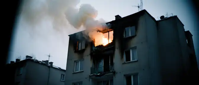 В столичном районе Олимпийская деревня в результате пожара в жилом доме погибли два человека